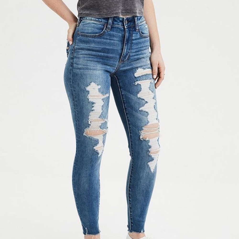 ae ripped jeans
